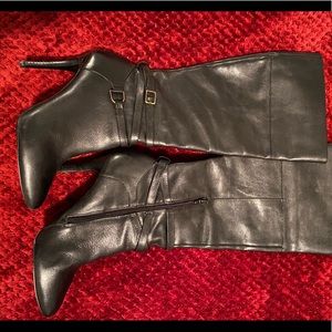 Ralph Lauren Black leather boots